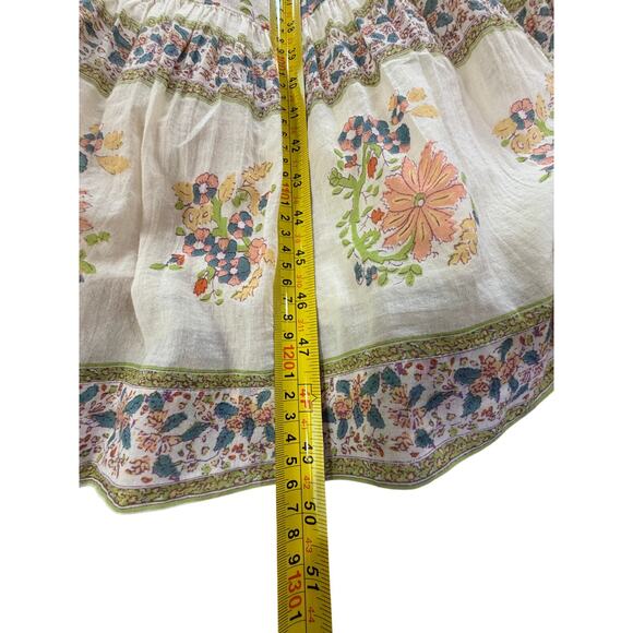 Free People Kelso Maxi Dress Large XL BOHO Peasant Floral Cottagecore Prairie - Picture 15 of 16